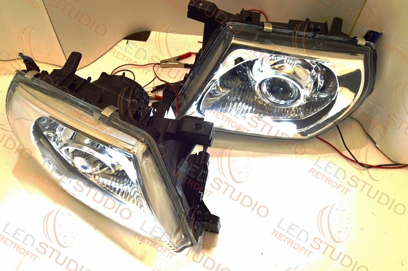 Проект биксеноновых фар Nissan Patrol GR Y61 ORBIT 99-05